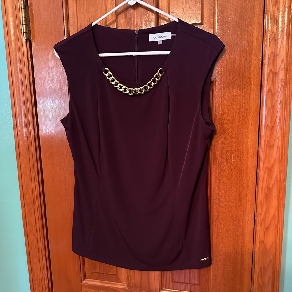 Calvin Klein Blouse Size Large